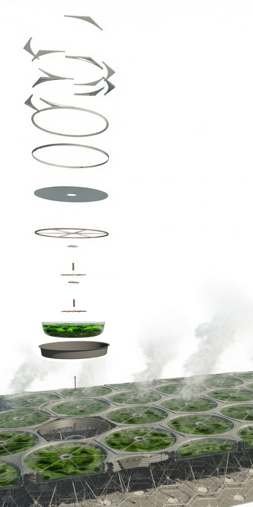 Hsinta Eco Power plant — exploded assembly diagram